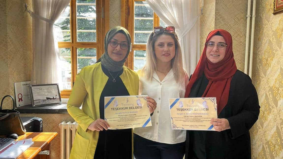 Butterfly Magazine” eTwinning Projesi Başarıyla Tamamlandı!
